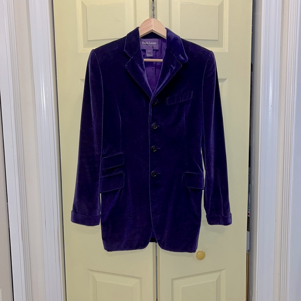 RALPH LAUREN purple label blazer